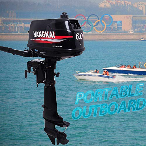 HANGKAI GDAE10 6HP 2 Stroke Outboard Motor Black