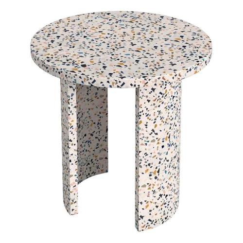 Butler Specialty Company Siesta Outdoor Terrazzo Side Table - White/Multicolor