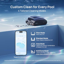 (2026 Upgrade) Beatbot AquaSense 2 Cordless Pool Vacuum Robot - Intelligent Path Optimization, Cleans Floor, Walls & Waterline, for Above & In-Ground Pools up to 3,230 sq.ft, Smart Parking, Dark Blue