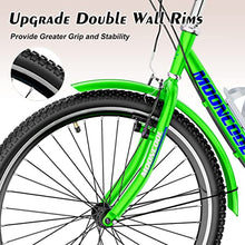 NAIZEA Adult Tricycle 7 Speed Three Wheel Cruiser Bike 20/24/26 inch with Large Basket Apple Green