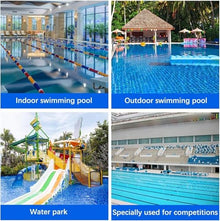 Safety Rope with Floats Pool Safety Divider Safety Rope and Float Kit, Swimming Lane Dividers Line(196.85ft/60M)