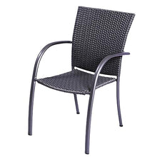 KETTLER Pilano Woven Stackable Arm Chairs - Set of 4