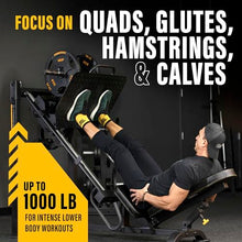 Powertec Fitness Leg Press Machine Black