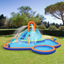 Outsunny Kids Inflatable Water Slide 4-in-1 Bounce House Multi-Colored