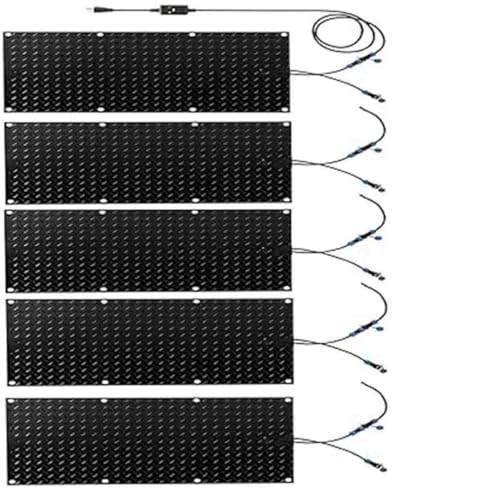 iumLeap Snow Melting Mat, Heated Walkway Mat,Snow and Ice Melting Mat, PVC Heated Mat Slip-Proof, Ideal Outdoor Snow Mat, 5Pcs
