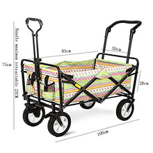 Garden Cart Heavy Duty Folding Garden Trolley Folding Wagon Foldable Pull Wagon Hand Cart Beach Wagon Folding Cart Wagon Truck Wheelbarrow