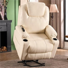 KTYUERGHK Power Lift Recliner with Heat Massage, USB-C Ports