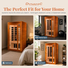DYNAMIC SAUNAS Barcelona 1-2 Person Infrared Sauna with Red Light Therapy
