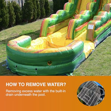 JumpOrange Commercial Inflatable Water Slide with Splash Pool Amazon River