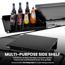 Royal Gourmet GB4001F 4-Burner Propane Griddle for Outdoor, Folding Shelves