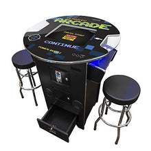 Creative Outdoor Distributor Full Size Pub Arcade Machine 2 Player 60 Games 22" LCD Round Glass Top No Trackball
