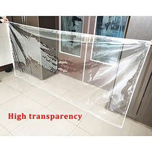 QWEASDF Clear Weatherproof Tarp, Tarpaulin Sheet, Rainproof Cover, Clear Awning Canopy, Dust-Proof, Suitable for Severe Weather Patio Enclosure Garden Plant Cover Open Balcony,2.3x10m/7.5x32.8ft