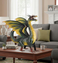 Regal Art & Gift Dragon Metal Statue, Indoor & Outdoor Garden Yard Art