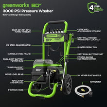 Greenworks 80V 3000 PSI Dual-Port Pressure Washer (2.0 GPM), Tool-Only, Powerful Enough to Remove Pesky Dirt and Grime on Siding, Fences, Patios, Driveways, and Sidewalks