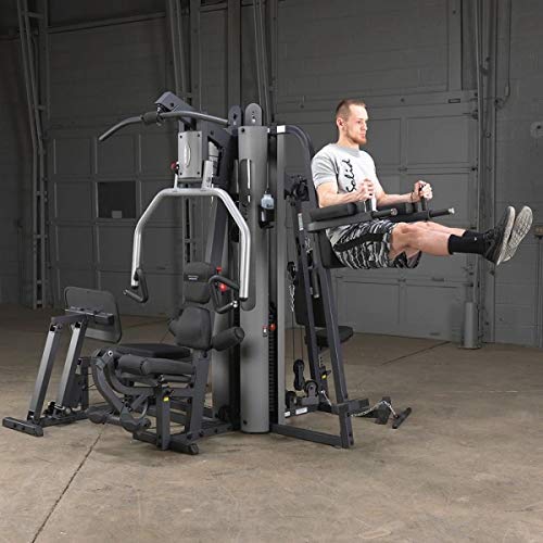 Body-Solid GKR9 Vertical Knee Raise and Dip Station Black