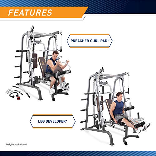 Marcy Smith Cage Workout Machine Silver
