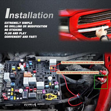 LED Front Bumper Grille Grill Light w/Wiring Harness Kit Plug and Play Compatible with Dodge Ram 1500 Tradesman/Big Horn/Laramie 2019 2020 2021