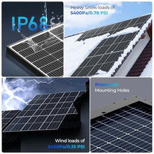 Renogy Bifacial Solar Panel 640 Watt, Monocrystalline for On/Off Grid