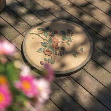 zktoermn Oriental Style Stepping Stone for Decor, Outdoor Walkway Stepping Lawn Stone, Octagonal Courtyard/Path/Lawn/Backyard Decorative Stone(44x38cm)