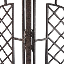 H Potter 2-Panel Privacy Screen Trellis 72" H, Heavy Duty Iron 75 lbs