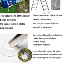 Easy Pool Step Ladder for Above-Ground Pools,Deluxe Stainless Steel Pool Ladder with Removable Steps,52 Inch Entry Step-in Swimming Pool Ladder for Above Ground Pool Stairs Steps