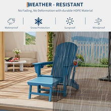 Reljofum Outdoor Rocking Chair Set of 4, HDPE Adirondack Rocking Chair Folding Design, 4-in-1 Patio Rocking Chairs with Ottoman and Cup Holder, Heavy Duty Porch Rockers for Lawn Garden, 4 Pack Black