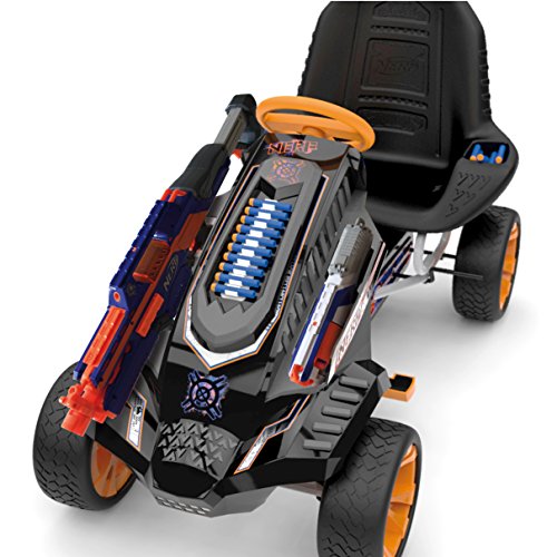 Hauck Nerf Battle Racer Pedal Go Kart Orange/Grey/Black