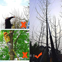 Pruning Saws Telescopic Pole Saw 7.2M (24FT) Extendable Landscaping Tree & Trimming Tool with Hook – Red Aluminum Alloy, Professional Blade for Branch and Leaf Cutting