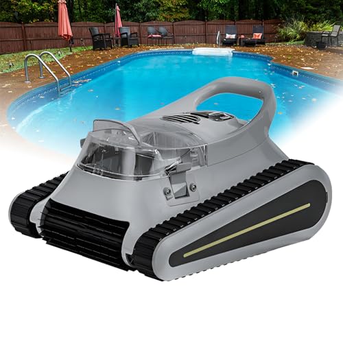 Cordless Robotic Pool Cleaner with 7800 mAh Battery, 2.6L Trash Box, Climbing Walls Function, for In-Ground Pools up to 1291 Sq.Ft (0.5-3m Depth)