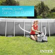 INTEX Krystal Clear 2,800 GPH Sand Filter Pump with QS1200 Saltwater System