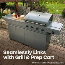 Tytus 5-Burner Propane Gas Grill, 48K Main + 12K Auxiliary, 721 sq in