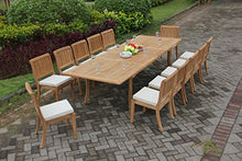 WholesaleTeakFurniture Qty 6 - Arbor Stacking Armless Grade-A Teak Wood Luxurious Solo Single Dining Chair #WFDCALAB6