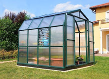 Palram Canopia Rion Prestige 8x8 Ft. Greenhouse Heavy Duty DIY Kit Green