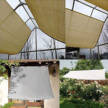 GLDGJMZ 2.4 x 6m UV Blocker Canopy 95% Sun Protection Tear-Resistant Durable Brown Shade Cover for Pergola Gazebo Outdoor Garden Patio Lawn