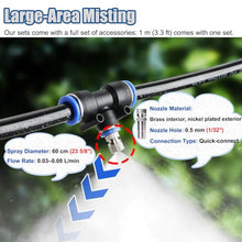 Misting Irrigation Kit for Roof Heat Dissipation/Greenhouse