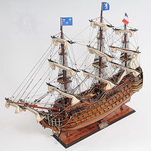 Old Modern Handicrafts Royal Louis Ship Model Natural Wood