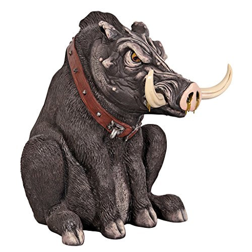 Design Toscano Bad Intentions Giant Warthog Garden Statue Full Color