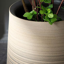 thalo Planter Pots Ceramic Floor-to-Ceiling Flowerpot Extra Large Creative Decoration Decoration Living Room Home Green Planting Tree High Deep Basin Plant Container Accessories (Color : B)