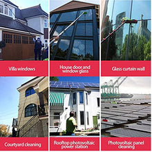 Solar Panel Cleaning Brush, Window Cleaning Pole, Window Cleaner Kit, Water/Hose Fed Pole, Window Cleaning Brush Equipment, Cleaning Photovoltaic and Solar Panels,24FT/7.2m