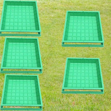 LWJQRSP Invisible Manhole Cover - 5 Pack Garden Drain Covers Integrated Inspection Lid 40-100 cm Resin Grass Pot Covers for Lawn & Outdoor Use (80cm x 80cm)