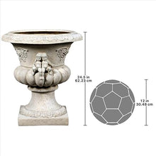 Design Toscano Grape Harvest Cherub Architectural Garden Urn Roman Stone