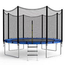 Simple Deluxe 14FT Trampoline with Safety Enclosure and Ladder Blue