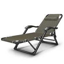Renovation House Chairs Lounge Chair Foldable Lunch Break Chair Back Chair Lazy Couch Home Leisure Chair Balcony Recliner Outdoor Portable Sun Lounger 178x67x25cm Durable