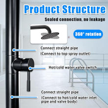 WTRYRN 304 Stainless Outside Shower with Brass Mixer 2