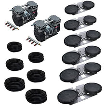 Pro Aeration System - Dual 1 HP Pond Aerator Pumps for Up to 7 Acres