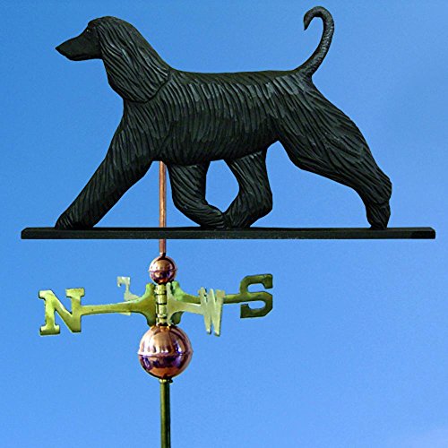 Afghan Hand Carved & Painted Weathervane Black, 22 Inch, No