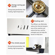 Stainless Steel LPG Gas Fryer for Home and Commercial Use | Adjustable Firepower with Large Capacity | Includes Accessories | Ideal for Cooking Variety of Foods Cleaning,8L+8L