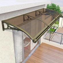 GJMDCMA Outdoor Canopy Awning, Front Door Shade, Sun/Rain/Snow Protection, Porch/Entryway Roof, Weather-Resistant, Easy Installation Instructions Included