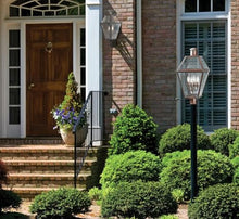 Quoizel Rue De Royal Charleston 4-Light Outdoor Post Lantern 26 Inch Aged Copper