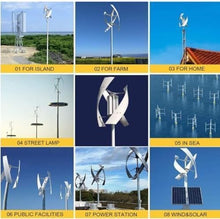 KZZAAO 3000W Vertical Wind Turbine Generator for Home